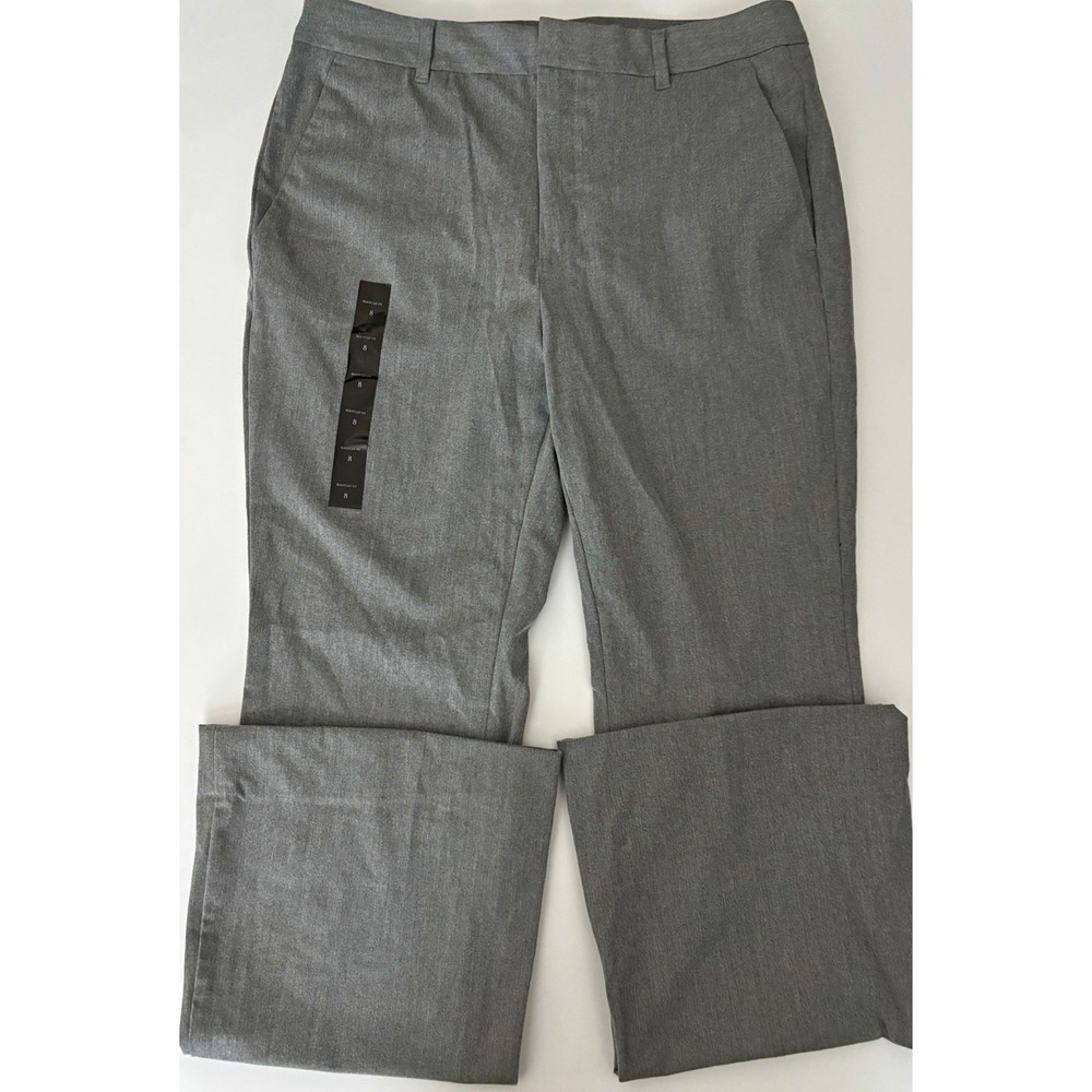 Banana Republic Women's Gray Bootcut Fit Slacks 8 Carrercore Timeless